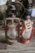 2 oil lamps