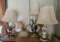 Assortment of 6 Lamps