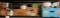 Assortment of small Kitchen appliances on shelf