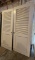 2 Louver sliding Closet Doors