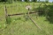 Antique Dump Rake on Steel Wheels - 10ft