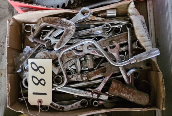 Assortment of wrenches