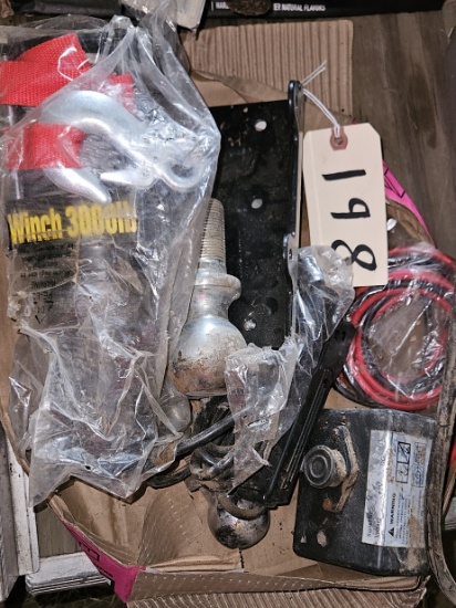 3000 lb winch and receiver balls