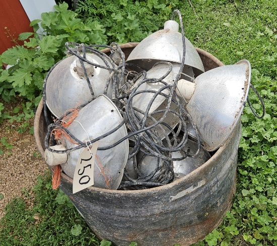 Chicken Heat Lamps - Approx 12