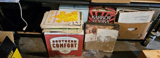 Assortment of Sound equipment & Speaker & Records
