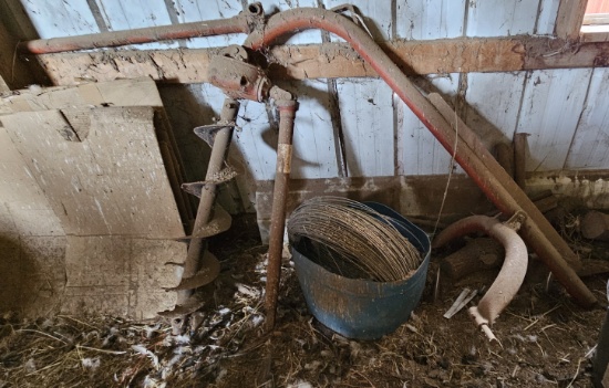 3 - Point PTO - Driven Post Hole Digger - 9 inch auger