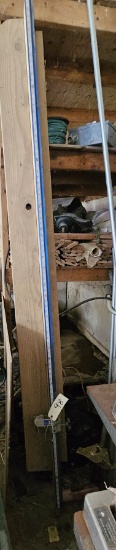 Kreg 100" Ruler Track mounted on board