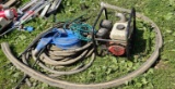 Honda GX 120 4.0 Trash Pump & Assortment of Hose