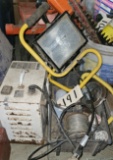 Assortment of Soldering wire & Shop Light