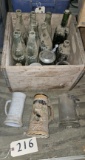 Assortment of Old Bottles & Steins