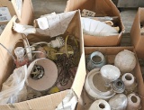 Assortment of Lights & Shades & Glass Ceiling Light Covers