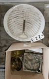 Assortment of Ash Trays & Vintage Porcelain Dish Drain
