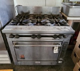 Wolf Commercial Stainless Steel Gas Range