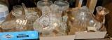 Assortment of Clear Glassware