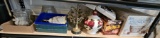 Assortment of Décor & Vases & Punch Bowl & Misc