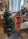 2 Christmas Trees & Christmas tree stand
