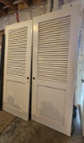 2 Louver sliding Closet Doors