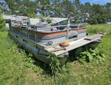 Sun Tracker Bass Buggy 20 ft Pontoon with Force 70 Outboard motor - No Trailer
