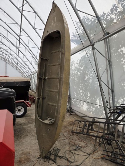Aluma Craft "Ducker" Shallow Bottom Duck Boat w/Matching Oars