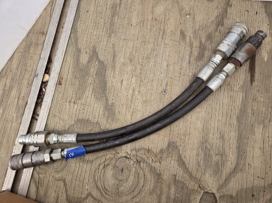 Pair of Extension Couplers for a Bobcat Style Machine