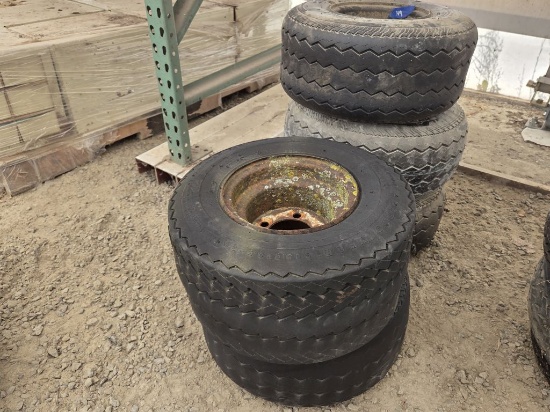 Golf Cart Type Tires- (8) 5x18.5x8.5