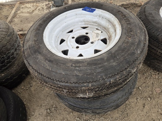 4-Spare Trailer Tires-