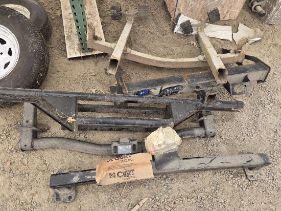 3-Trailer Hitch Assemblies- Winch Mount?Boat Trailer Roller Pieces
