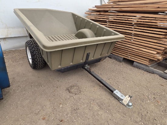 Large Poly Wagon 5'x6' - Tilting w/ 2" Coupler