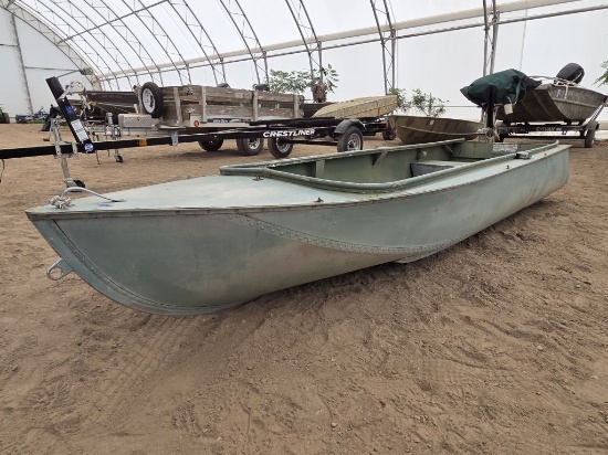 12' Aluminum Lund "Ducker" Duck Boat-