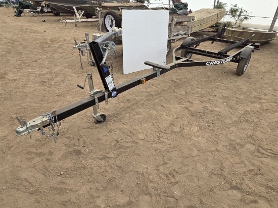 Crestliner Bunk Style Boat Trailer- Set up for a 14' Boat