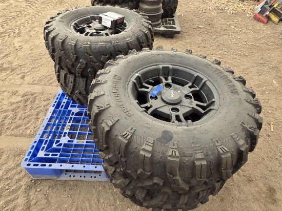 Rims and Tires- XP Aluminum Rims w/ X-Terrain 29x9-R14 Tires