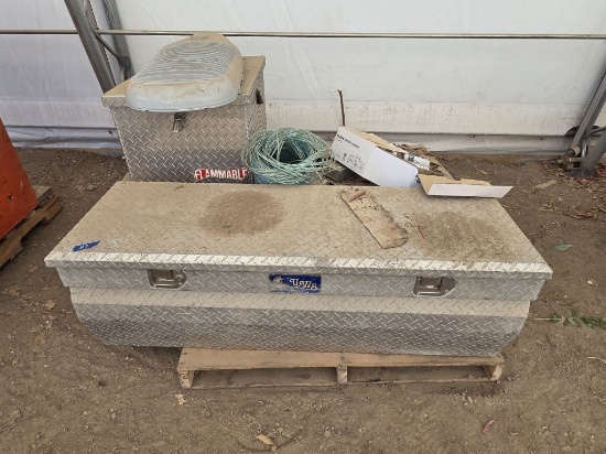 3-Diamond Plate Tool Boxes