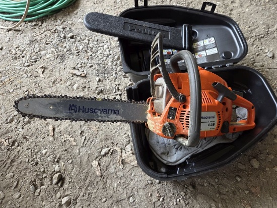 Husqvarna 235 Gas Chainsaw with Case -