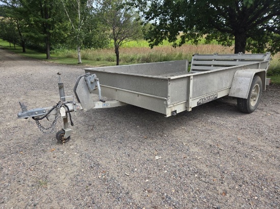 Aluma Brand 6'x10' Trailer w/Folding Aluminum Ramp- Will Provide Bill of Sale