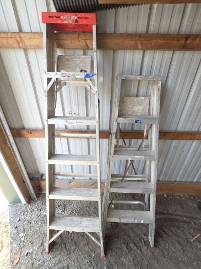 6' and 5' Aluminum Step Ladders