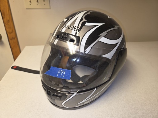 Raider Brand Helmet w/Clear Visor Sz XXL