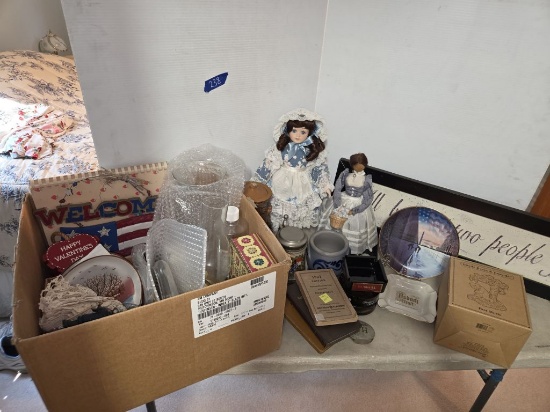 Home Décor - Collector Dolls on Strands- Oil Lamps- 4th of July Décor and More
