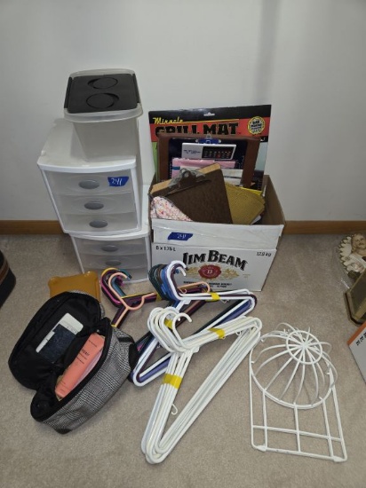 Multiple Hangers- Small Organized Bins - Household Items