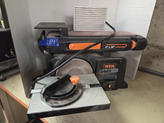WEN Brand 4" x 6" Belt Sander/Grinder