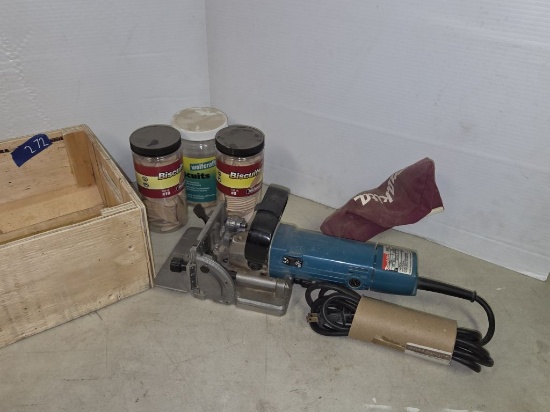 Makita Biscuit Jointer w/Biscuits