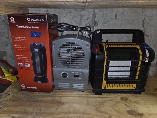 Buddy Heater & 2 Electric Space Heaters