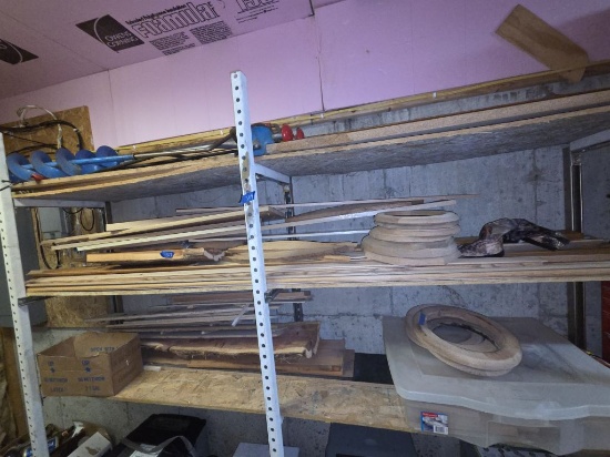 Balance of Scrap Wood in Utility Room