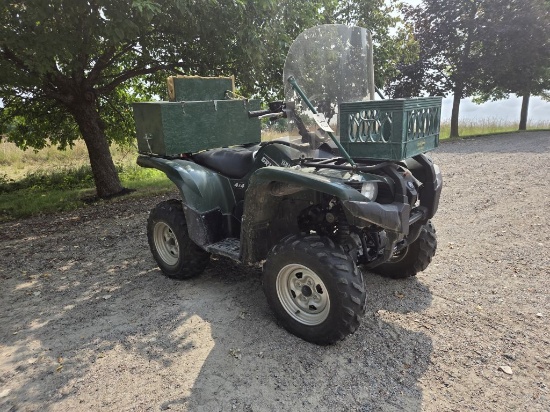 2009 Yamaha Grizzly 550FI 4 Wheeler-4 Wheel Drive- Electric Power Steering-335 Hours-3041 Miles