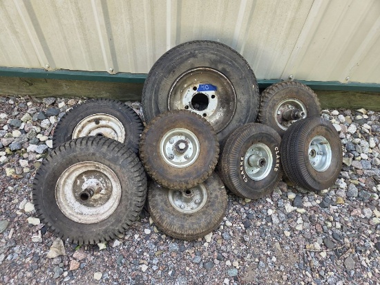 8 - Assorted Lawn/Utility Tires