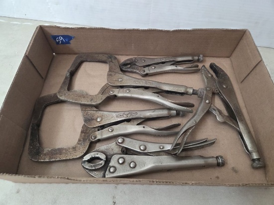 2-Welding Vise & 3 - Vise Grips