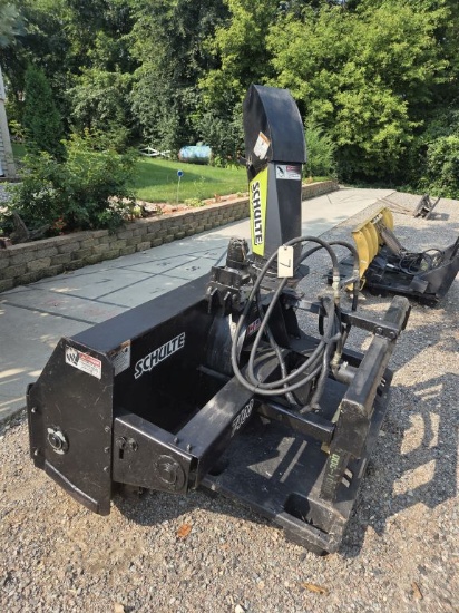 Schulte Brand Model 7400 62" Hydraulic Skidsteer Snowblower