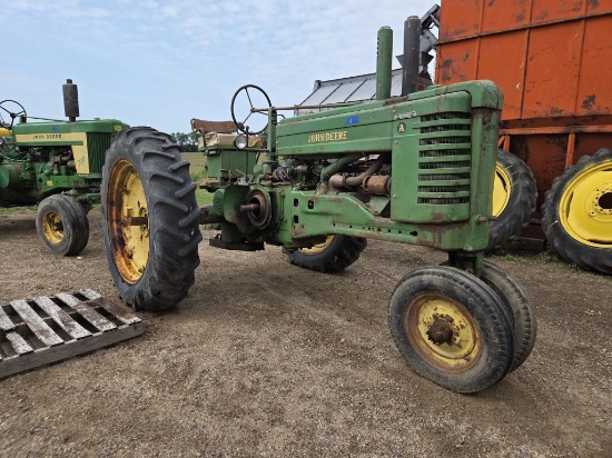 1952 John Deere Model A Gas Tractor With Rebuilt Clutch that Needs to Be Installed