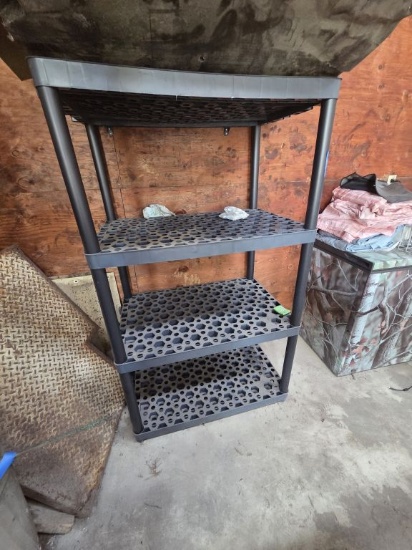 Newer Plastic Shelving Unit