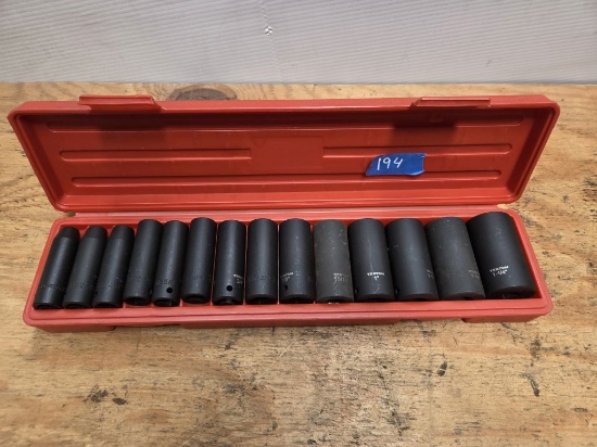 Tekton SAE 1/2" Impact Sockets