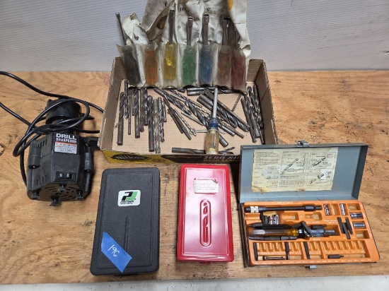 Drill Bits and Sharpener